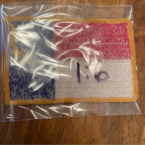 VTG Retro Texas Flag Sew On Patch Applique 3.25”x2.25” Red White Blue Yellow 1:6 - Picture 5 of 5